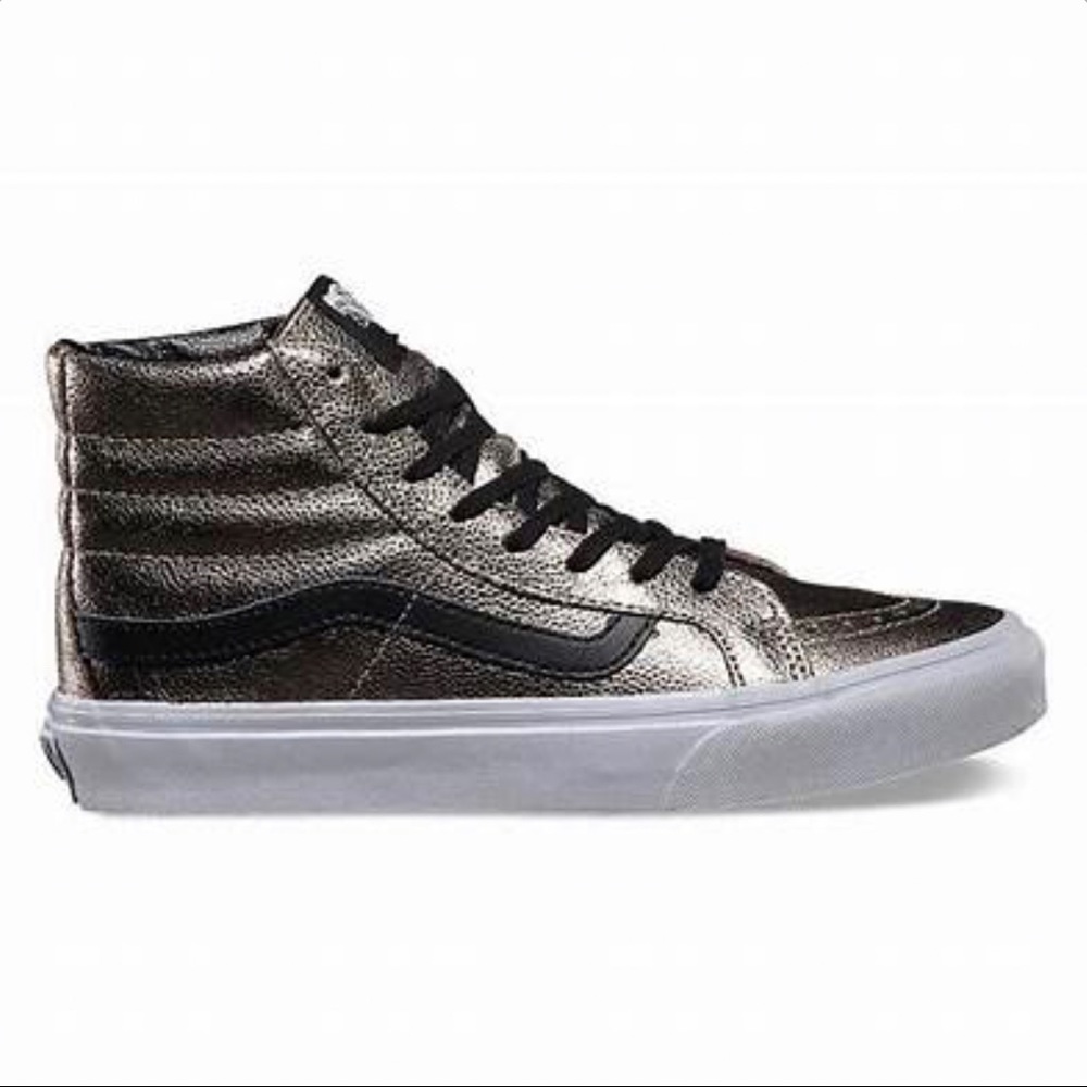 Vans Metallic High-tops.  Size Womens 9.